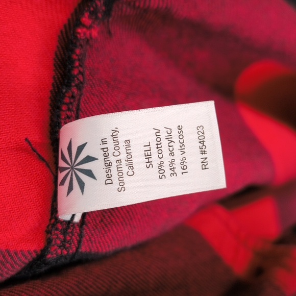 Athleta Buffalo Plaid Heat Tech Gen Flannel Shirt Button Down Medium - Picture 8 of 12